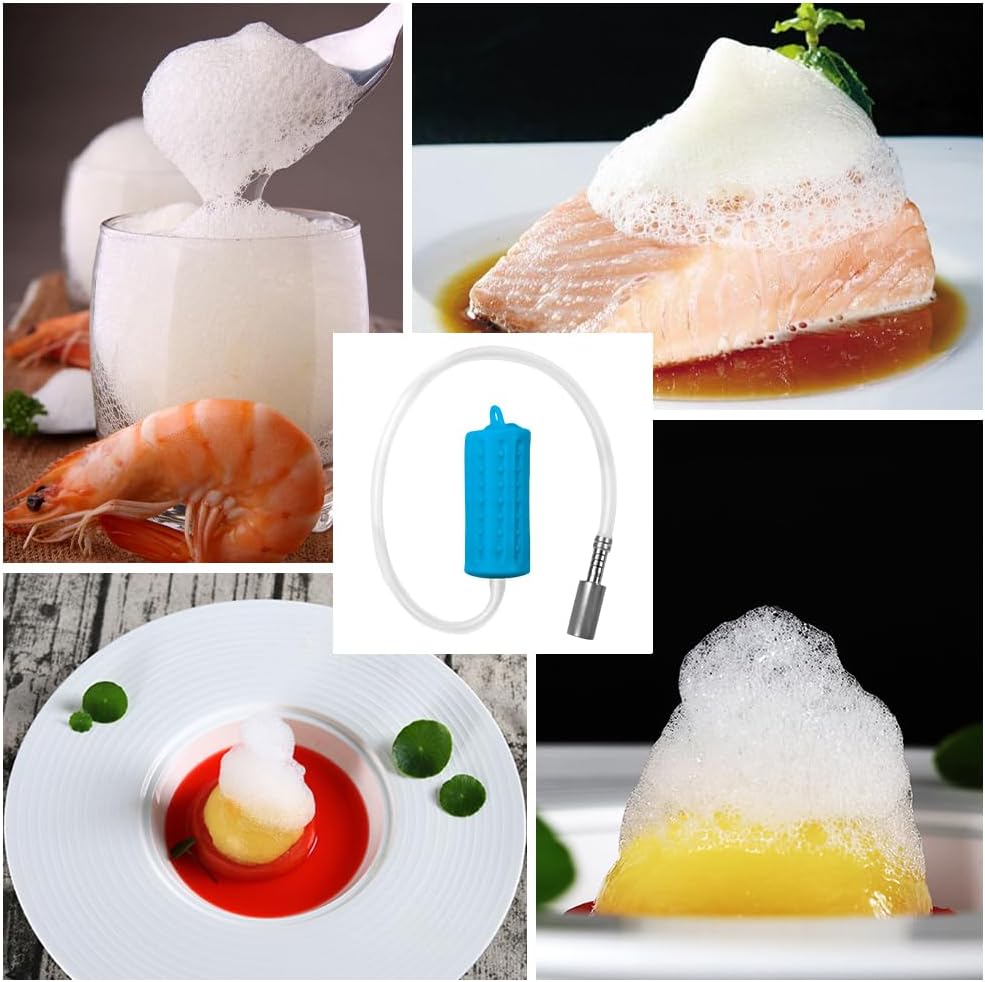 DUEBEL Schaum-Kit für molekulare Gastronomie Kochen, effizientes Schaumherstellungs-Kit für Lebensmi