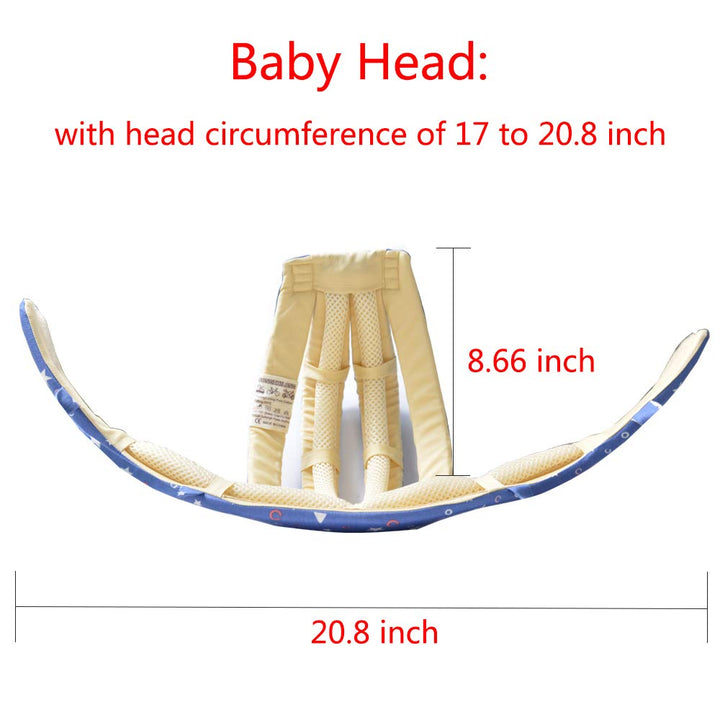 IULONEE Baby Helm Kleinkind Schutzhut Kleinkind Kopfschutz Baumwolle Hut Kleinkind Verstellbarer Sch