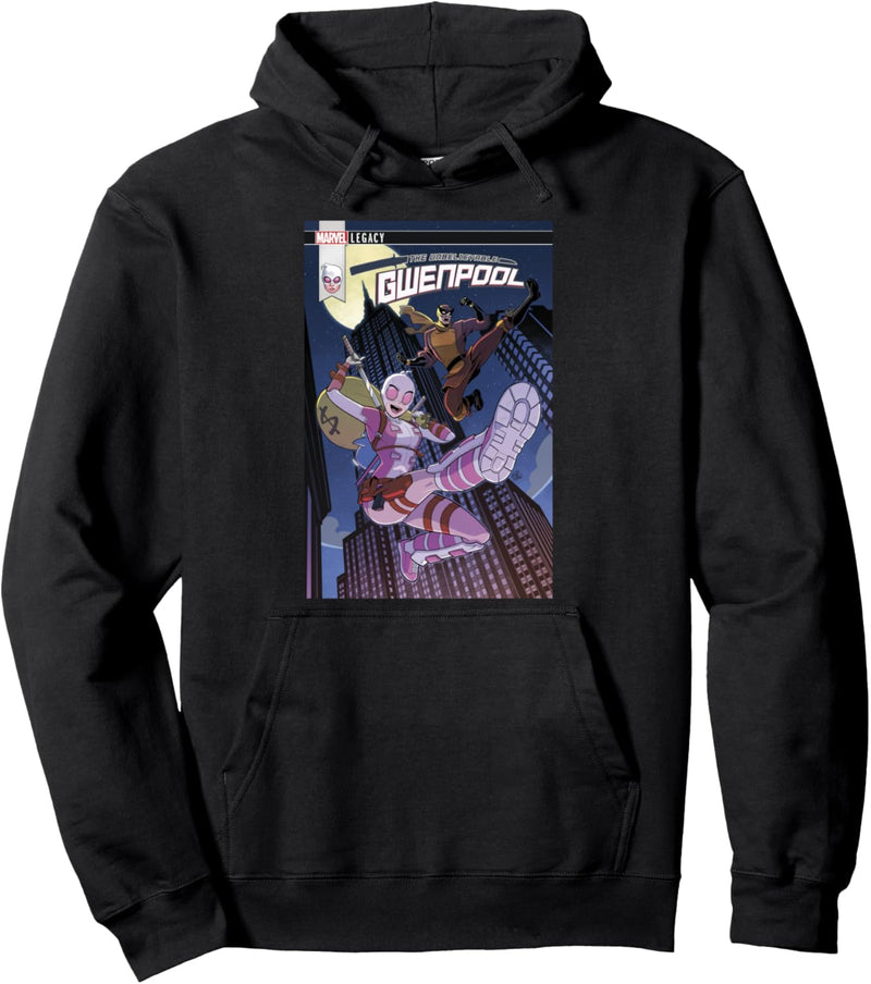 Marvel Unbelievable Gwenpool Batroc The Leaper Comic Pullover Hoodie