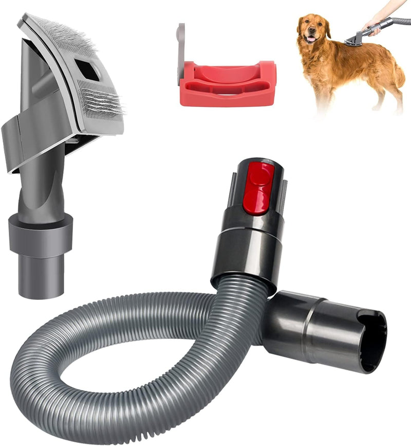 Hundebürste Staubsauger Aufsatz 3 Stück, Hundebürsten Tierhaarbürste für Dyson Pet Grooming Kit Vacu