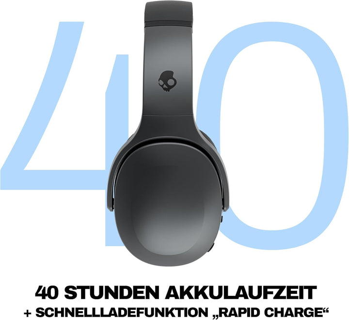 Skullcandy Crusher 540 Active Wireless Bluetooth Headphones with Multi-Sensory Bass, Noise Isolating
