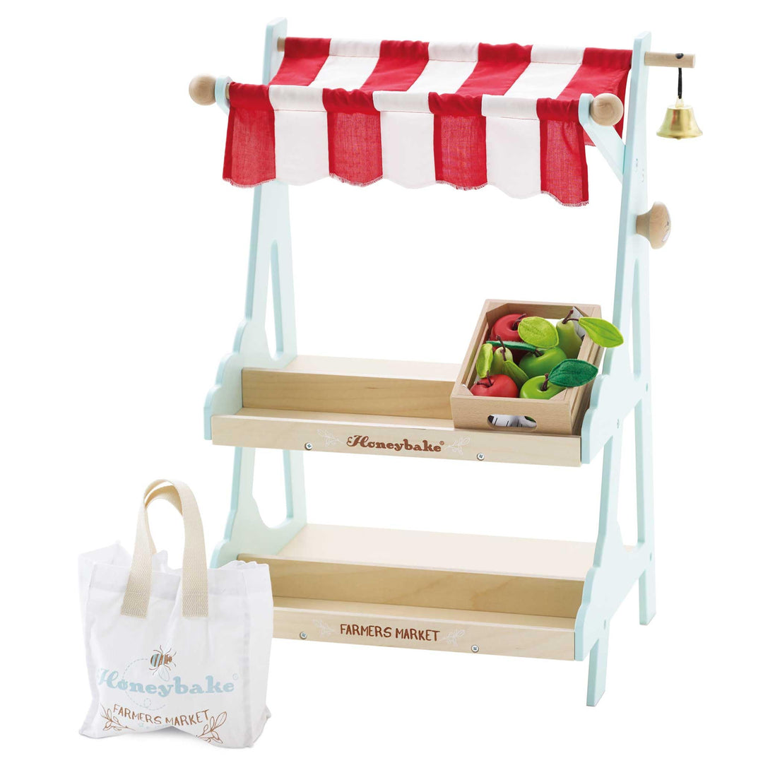 Le Toy Van – Honeybee Market Spielzeugladen aus Holz | Supermarkt-Rollenspiel Lebensmittelladen, TV1