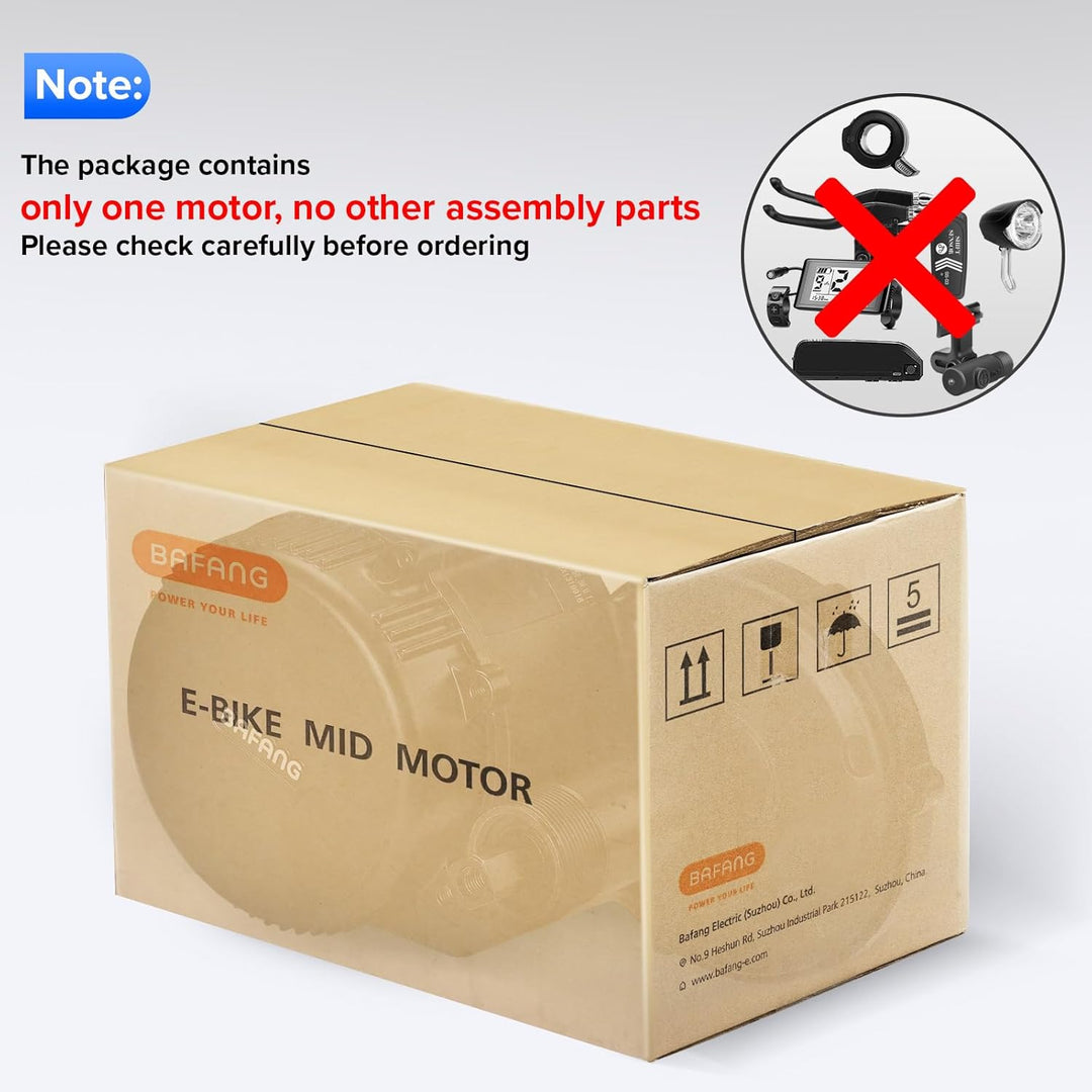 BAFANG Mittelmotor 36V/48V 250W/500W/750W/1000W UART/CAN Version, BBS01B BBS02B BBS HD G340 Motor Ki