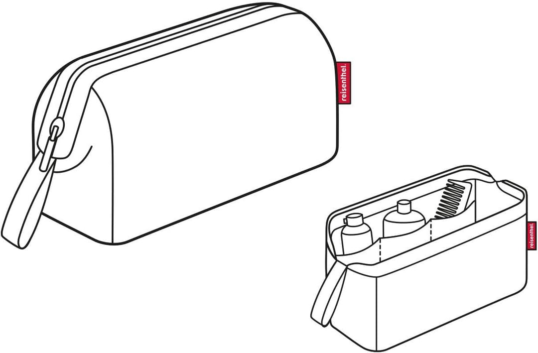 reisenthel travelcosmetic - starke robuste und praktische Reisekosmetiktasche, Handschlaufe, wassera