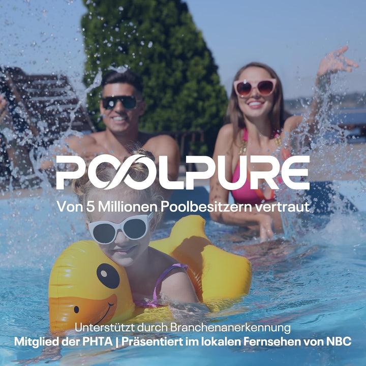 POOLPURE 6X Filterkartuschen Spa Whirlpool mit Gewinde - Spa Filterkartuschen für Clever Spa - Filte