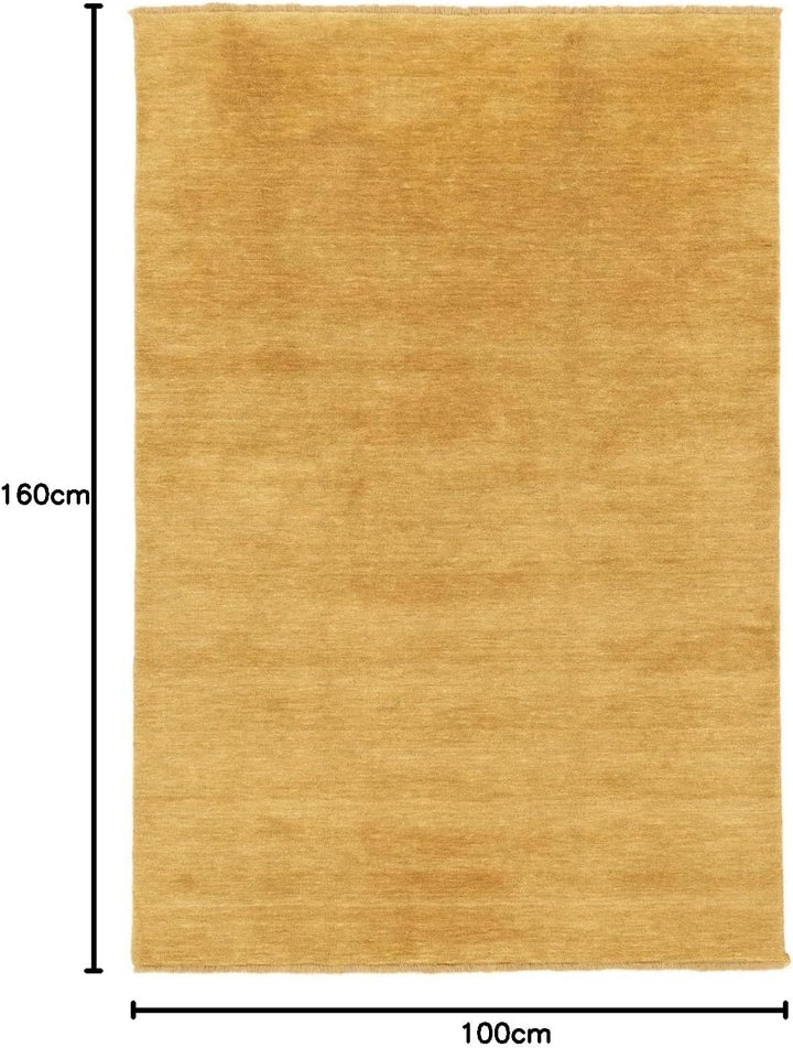 RugVista, Handloom Fringes, Teppich, Mittelflor, 100 x 160 cm, Rechteckiger, Wolle, Flur, Schlafzimm