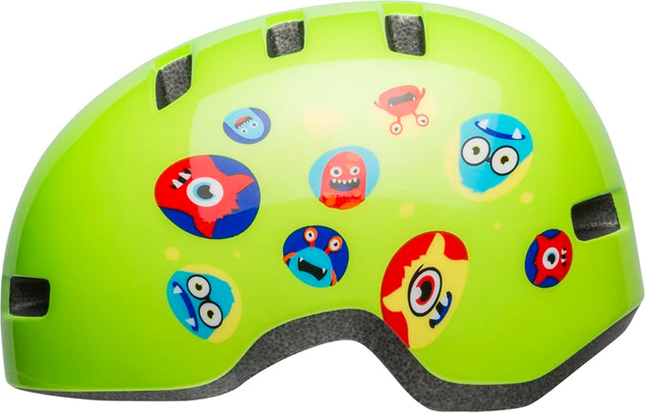 Bell Unisex Jugend Lil Ripper Fahrradhelme, Green Monsters, Einheitsgrösse