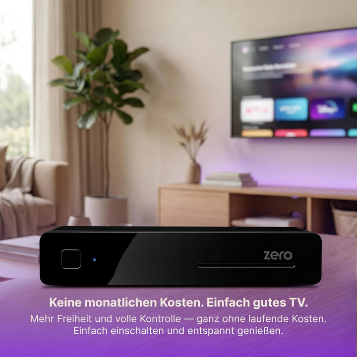 VU+ Zero DVB-S2 Linux Satellitenreceiver (Full HD, 1080p) schwarz, schwarz