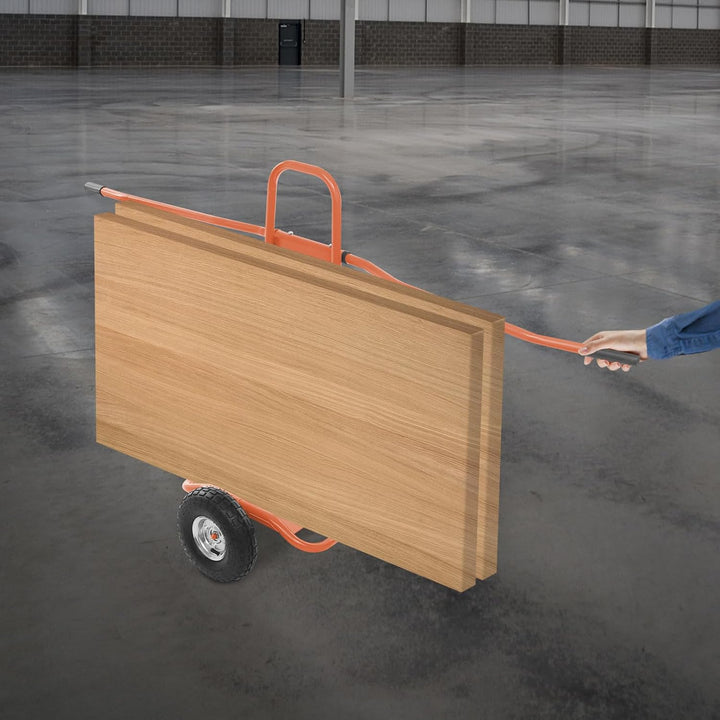 Plattenwagen bis 220 kg, Schwerlast Plattentransportwagen für Rigips, Sperrholz &amp; Platten, Plattenka