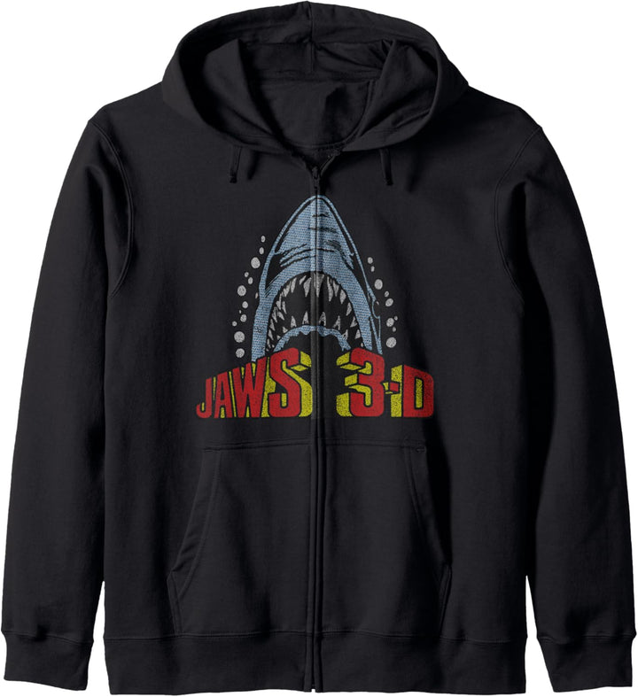 Jaws Retro 3D Poster Kapuzenjacke