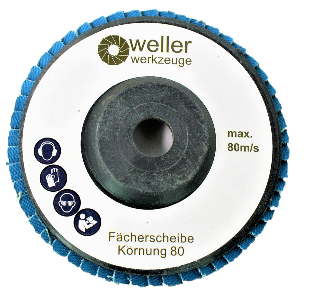 3er Set Fächerscheibe passend für Bosch GWS 10,8V 12V 76x10mm Körnung:60/80/120 Zubehör für mini Akk