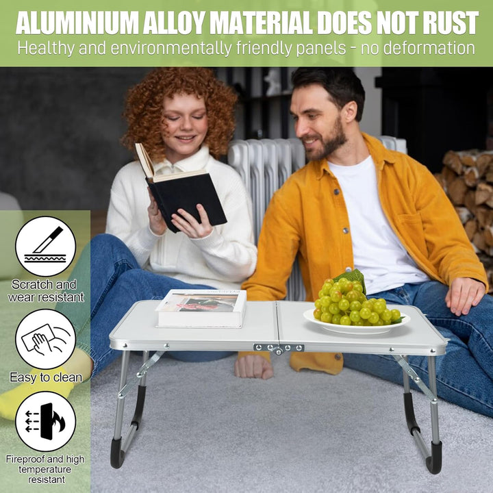 BSDLZCH Foldable Laptop Table Tragbares Frühstückstablett, multifunktionaler Faltbarer Laptoptisch f