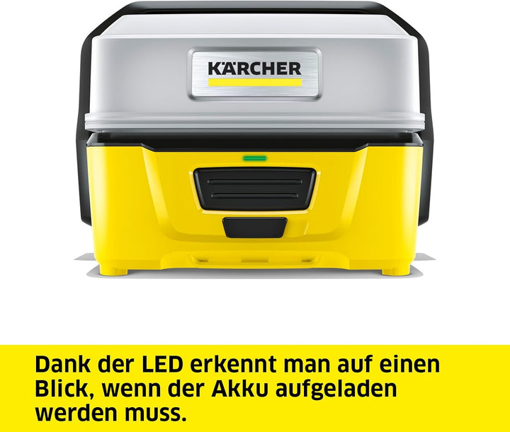 Kärcher Mobile Outdoor Cleaner OC 3 Pet Box (Wassertankvolumen: 4 l, Lithium-Ionen-Akku, abnehmbarer