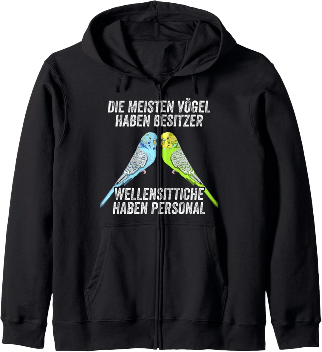 Wellensittich Vogel Wellensittichbesitzer Kapuzenjacke