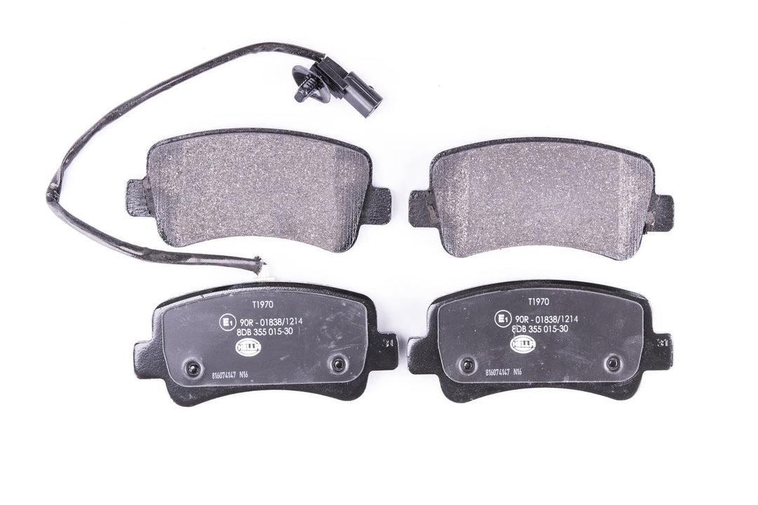 HELLA PAGID 8DB 355 015-301 Bremsbelagsatz - T1970 - Dicke/Stärke: 18.1mm - Bremssystem: Brembo - mi