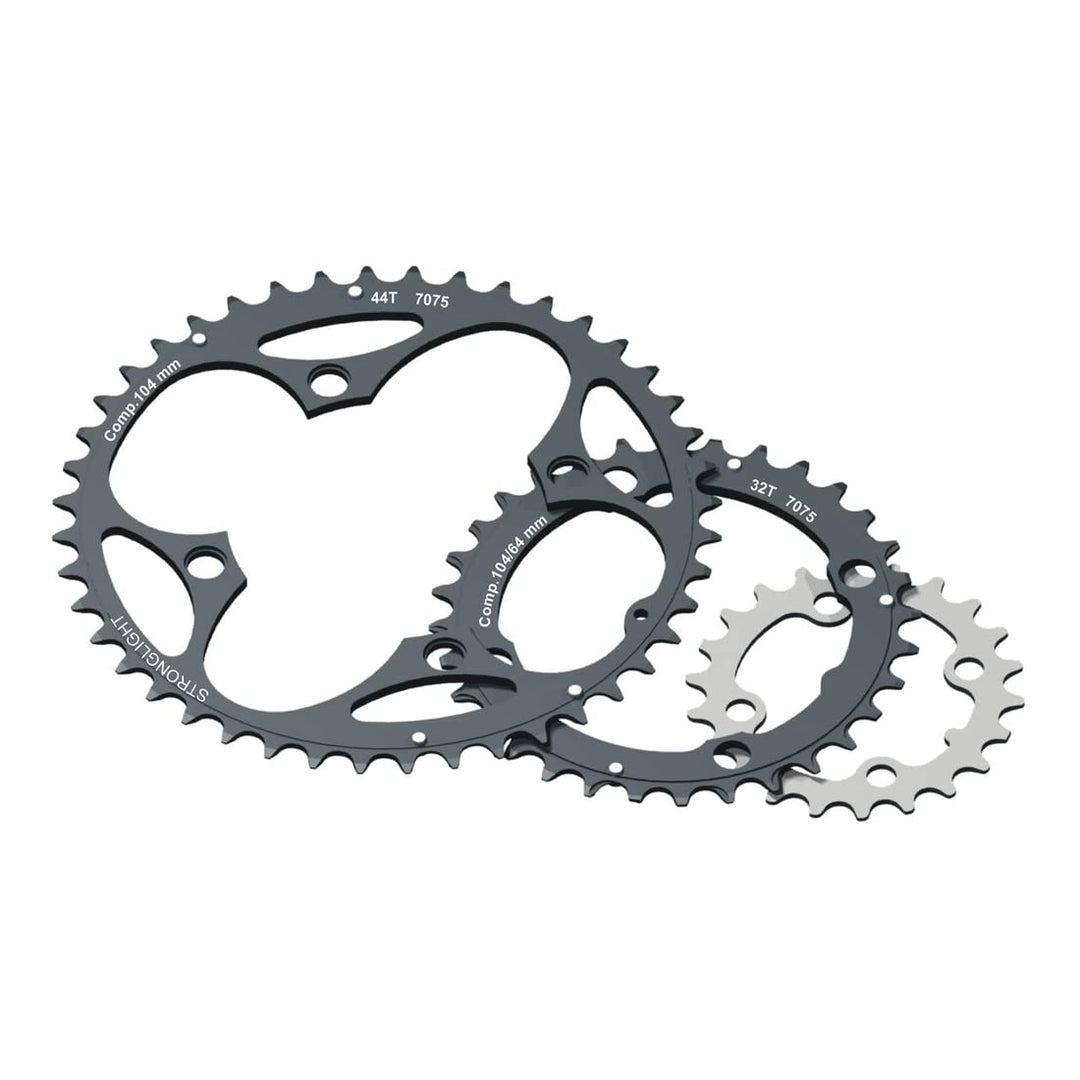 Stronglight Kettenblatt MTB 104/64 34 Schwarz, 34 Schwarz