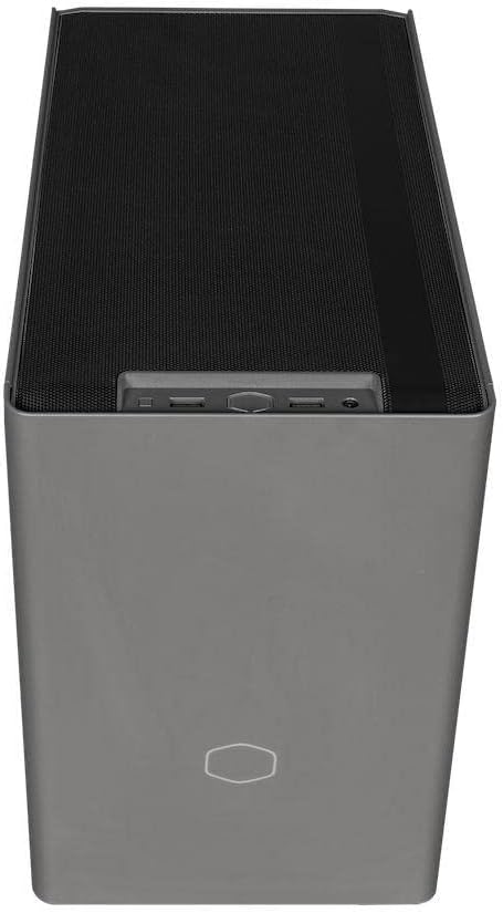 Cooler Master MasterBox NR200P MAX Mini-ITX PC-Gehäuse - Seitenteil aus gehärtetem Glas, 280mm AIO-C