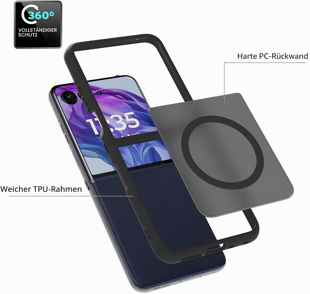 GIOPUEY Magnetische Handyhülle für Motorola Razr 60 Ultra Hülle, Case Kompatibel mit MagSafe, Matte