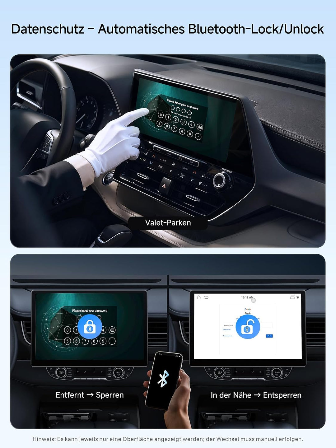 CarPlay Wireless Adapter, Magic AI Box Android Auto mit Dual-WiFi-Stabilität, Kompatibel mit Kabelge