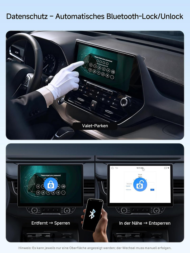 CarPlay Wireless Adapter, Magic AI Box Android Auto mit Dual-WiFi-Stabilität, Kompatibel mit Kabelge