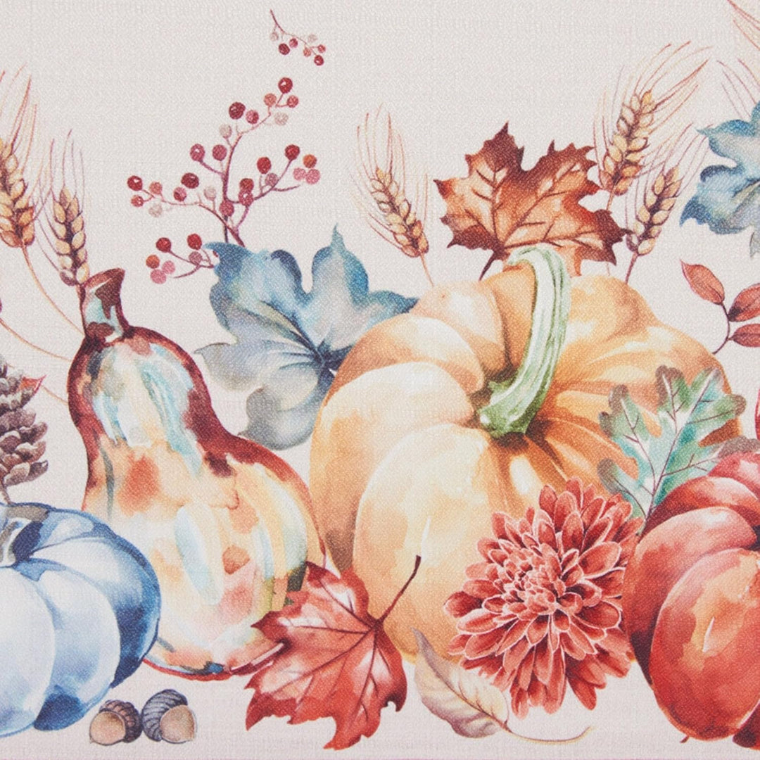 Elrene Home Fashions Botanical Harvest Tischsets, Kürbisdesign, 33 x 48,3 cm, 4 Stück 13"x19" (Set o