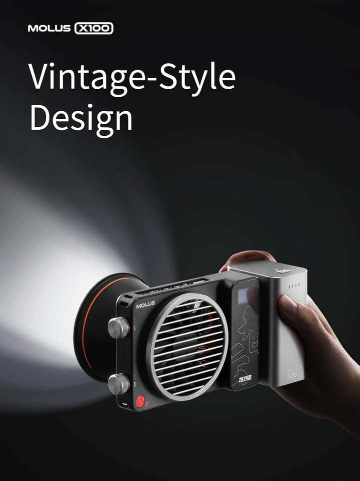 Zhiyun MOLUS X100 Combo LED Videoleuchte 100W Einstellbare 2700K-6500K LED Studio Dauerbeleuchtung U
