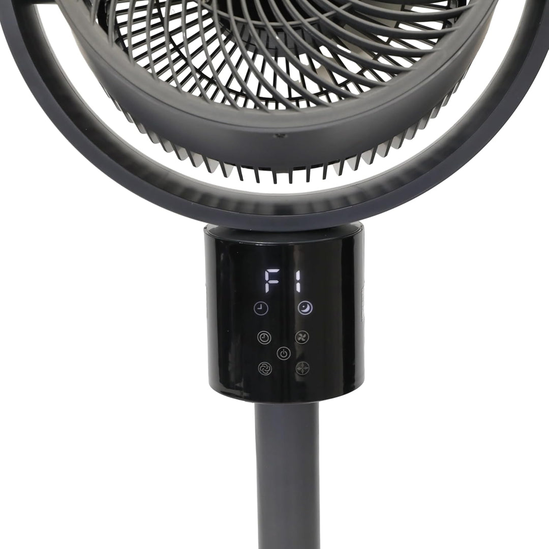 Be Cool Digitaler Stand- und Tischventilator 26cm – DC Inverter Motor, 50 Watt, 12 Stufen, 3 Windmod