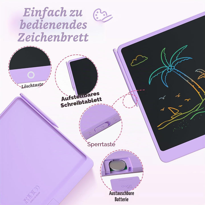 LEYAOYAO LCD Schreibtafel Spielzeug für Kinder,16 Zoll Maltafel Zaubertafel, Bunte Zeichentablett, G