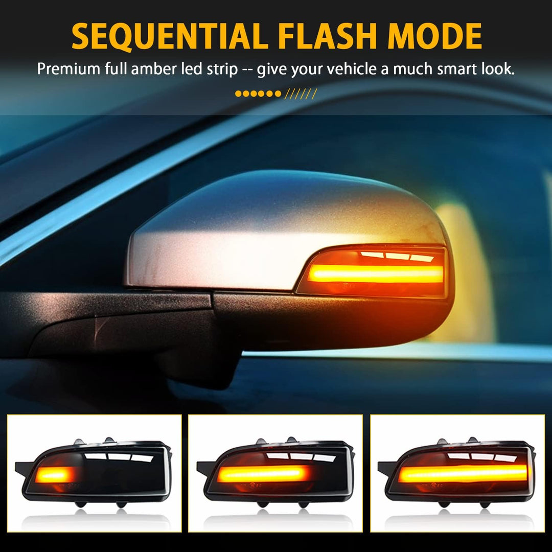 Asasytal Blinker Blinker Kontrollleuchte im seitlichen Rückspiegel Kompatibel mit Volvo C30 C70 S40