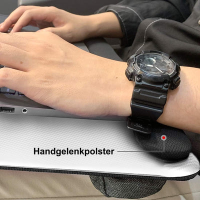 Modazon Laptopkissen für Bett mit Kissen，Laptop Unterlage Zubehör Couch mit Mausunterlage and Handge