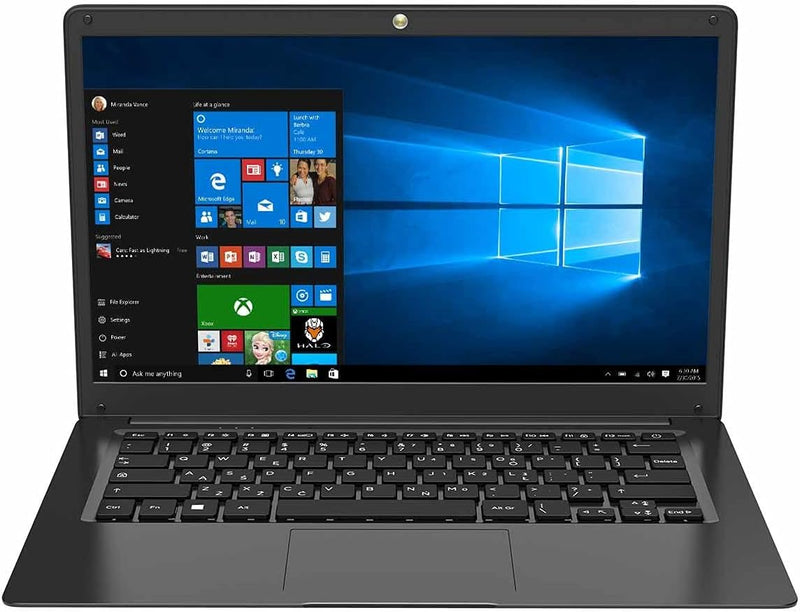 TECHBITE ZIN BIS 14.1 HD Notebook, Laptop Windows 10 Pro Computer, 14.1 Zoll, Intel Celeron N3450 Qu