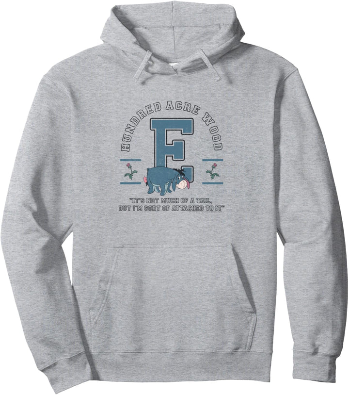 Disney Winnie The Pooh Eeyore Collegiate Sort Of Attached Pullover Hoodie