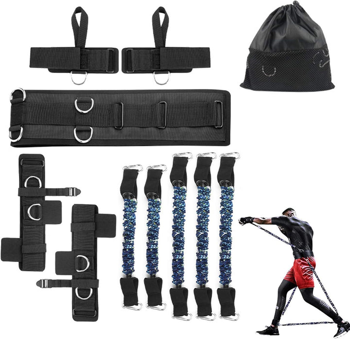 Sfeexun Boxen Expander Resistance Bands Set: Boxing Gummibänder Expander Fitness Band Gummibänder Fi