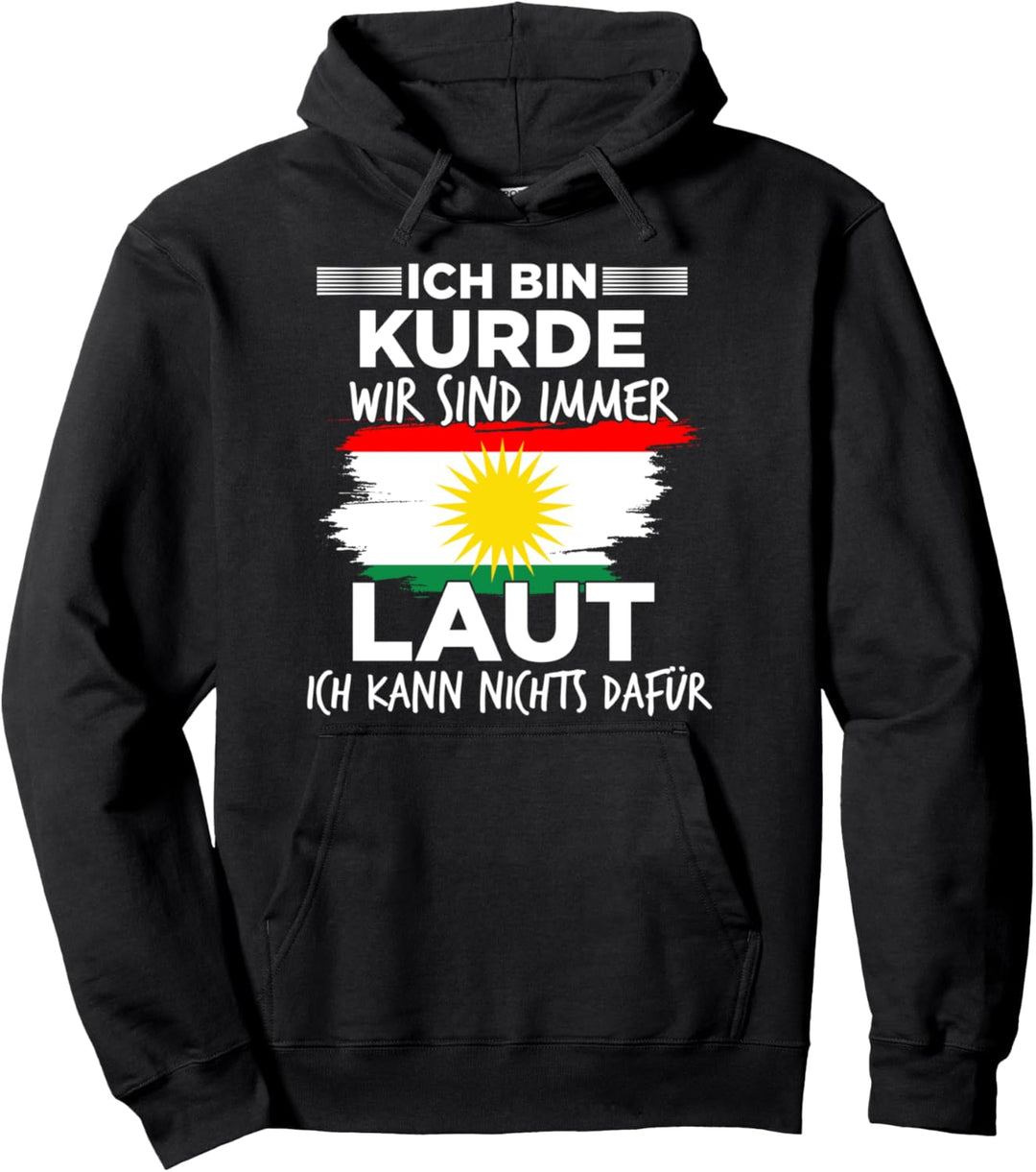 Kurde Kurden Kurdistan Kurdische Flagge Pullover Hoodie