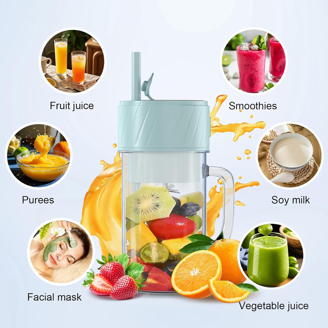Mixer Smoothie Maker, Smoothie Mixer Klein, Mini Tragbarer Blender, Tragbarer Mixer USB, Smoothie-Ma