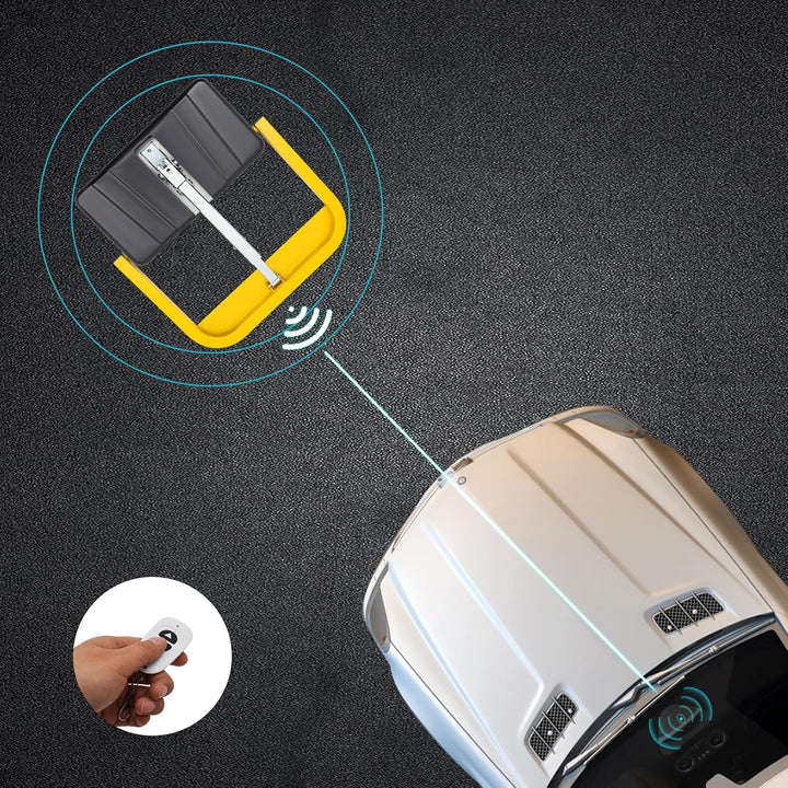 Parkplatzsperre, Elektronisches Autoparkschloss mit Fernbedienung, Elektrisch Fernbedienung Parksper