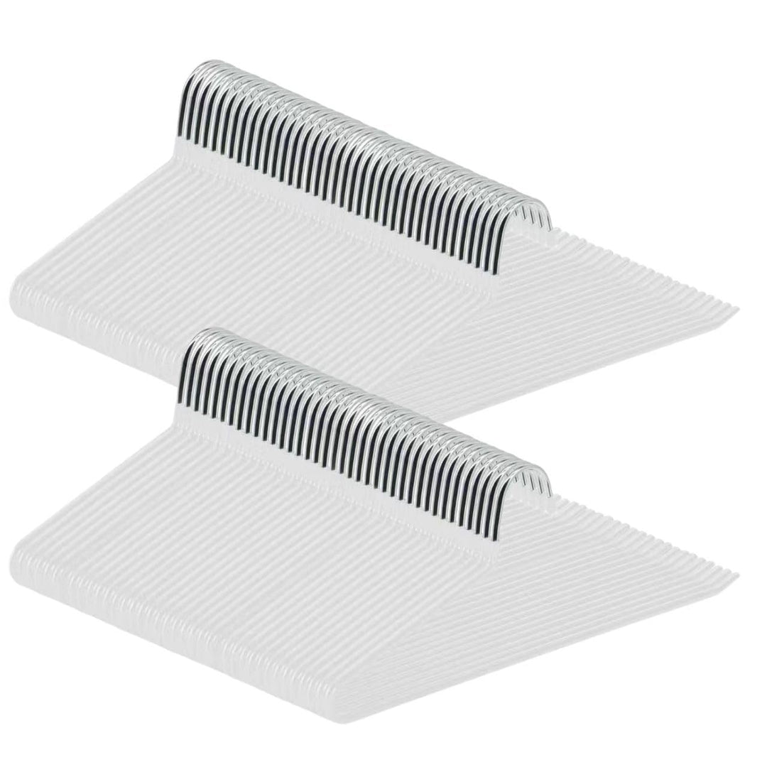 ABHENG Hosenbügel aus Metall, 80er-Pack, Kleiderbügel für Hosen mit offenen Enden, platzsparend, rut
