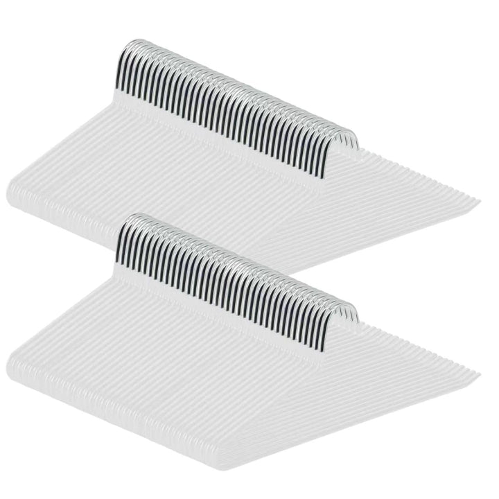 ABHENG Hosenbügel aus Metall, 80er-Pack, Kleiderbügel für Hosen mit offenen Enden, platzsparend, rut