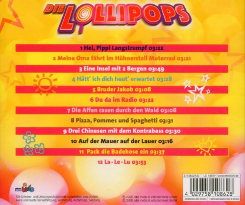 Die Lollipops, Audio-CD