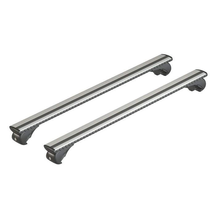 Nordrive N15096 Silenzio Rail Dachträger, 1 Paar, Aluminium, L – 128 cm L - 128 cm, L - 128 cm