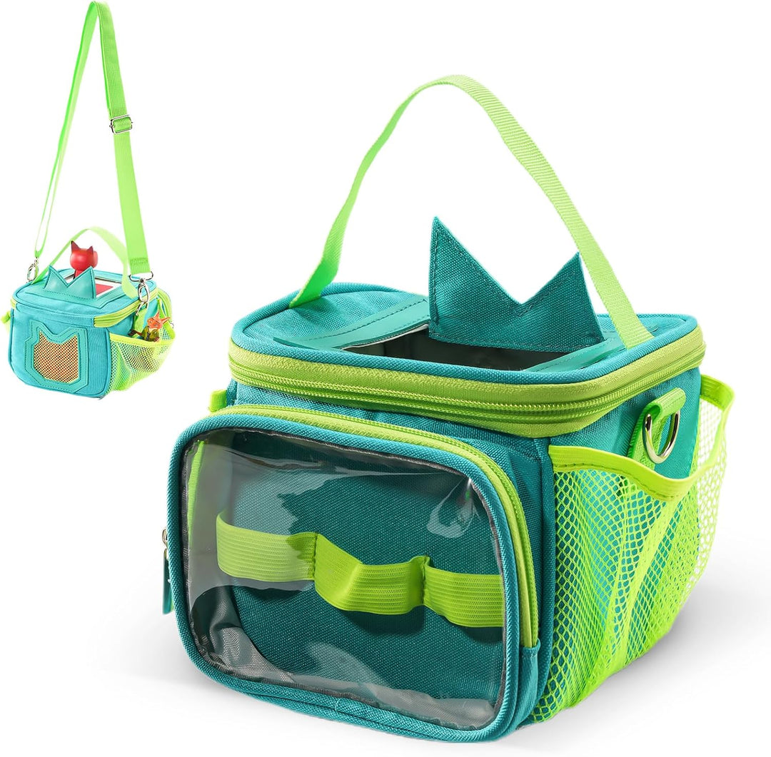 Hautton Tragetasche für Toniebox &amp; Tigerbox，Aufbewahrungtasche für Musikbox, Tonies Figuren, Kopfhör