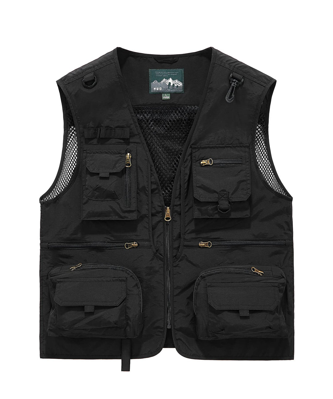 Herren Outdoor Weste Freizeit Schnelltrocknende Anglerweste mit vielen Taschen Sommer Ärmellos Jacke