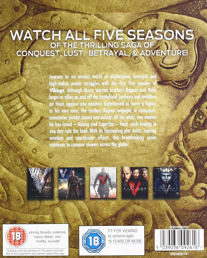 Vikings Seasons 1-5 BD, Blu-ray