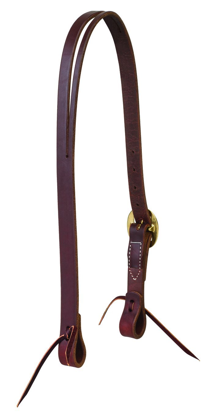 Weaver Leather Arbeits-Stirnband aus massivem Messing 1" Geteiltes Ohr Messingbeschläge, 1" Geteilte