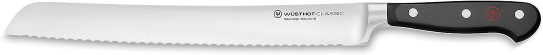 WÜSTHOF Classic Brotmesser 26 cm, Schwarz Schwarz 26 cm Brotmesser, Schwarz 26 cm Brotmesser