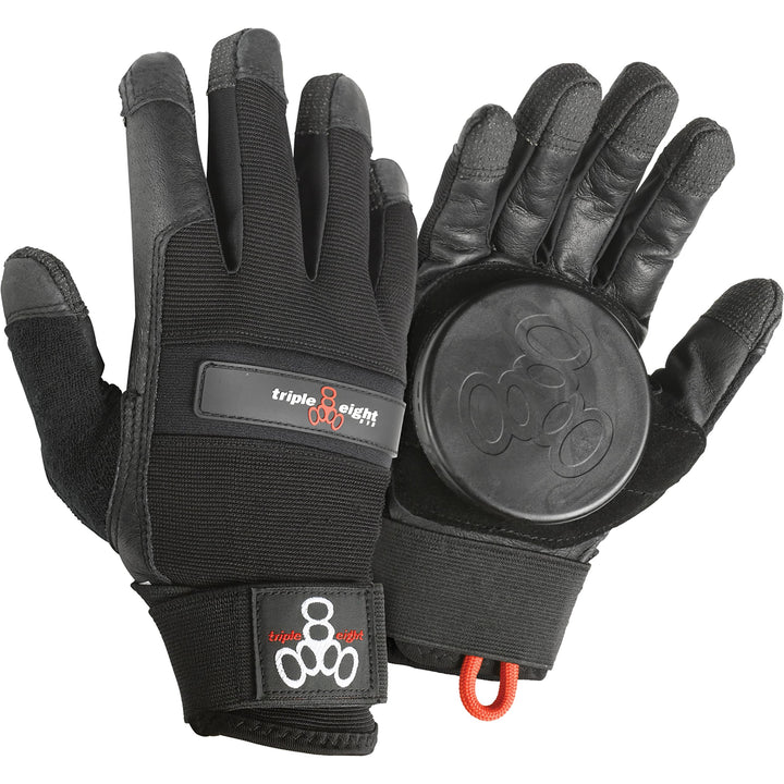 Triple Eight Schutzausrüstung Handschuhe Downhill XS-S Schwarz, XS-S Schwarz