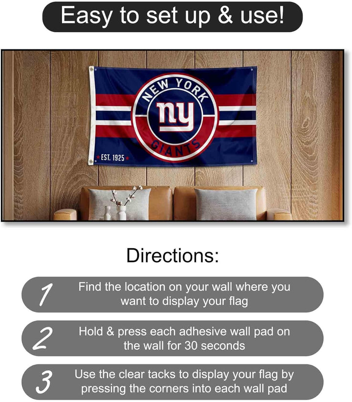 New York Giants Patch Banner und Tapisserie Wandaufkleber