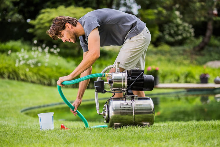 T.I.P. Hauswasserwerk HWW 4500 INOX (bis 4.350 l/h Fördermenge, Förderhöhe max. 50 m / Druck max. 5,