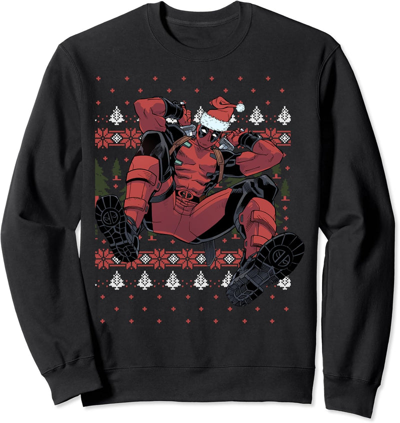 Marvel Deadpool Weihnachten Killer Sweatshirt