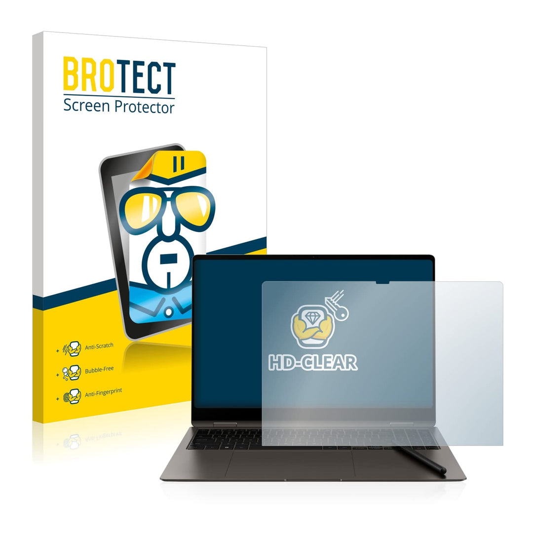 BROTECT Schutzfolie für Samsung Galaxy Book3 Pro 360 16" Displayschutz Folie Ultra-Klar